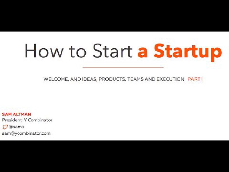How to Start a Startup image