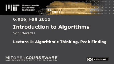 MIT OpenCourseWare Introduction to Algorithms logo